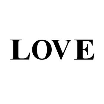 eCraftIndia "LOVE" Black Engineered Wood Wall Art Cutout, Ready to Hang Home Decor 1