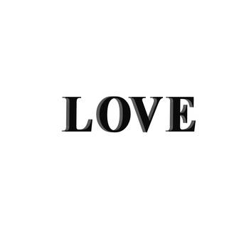 eCraftIndia "LOVE" Black Engineered Wood Wall Art Cutout, Ready to Hang Home Decor 2