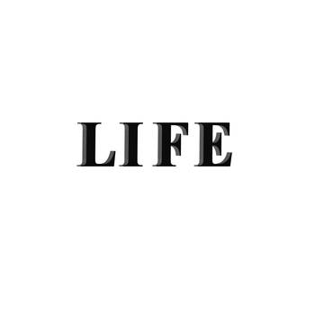 eCraftIndia "LIFE" Black Engineered Wood Wall Art Cutout, Ready to Hang Home Decor 2