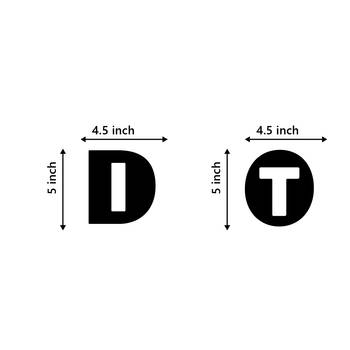 eCraftIndia "DO IT" Black Engineered Wood Wall Art Cutout, Ready to Hang Home Decor 3