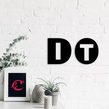 eCraftIndia "DO IT" Black Engineered Wood Wall Art Cutout, Ready to Hang Home Decor 4