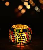 Mosiac Glass Decorative Tea Light Holder/Diya