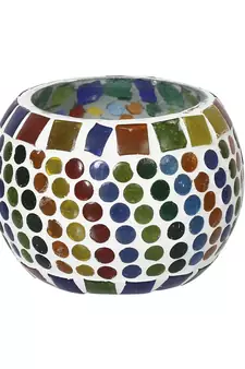 Mosiac Glass Decorative Tea Light Holder/Diya