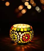 Mosiac Glass Decorative Tea Light Holder/Diya