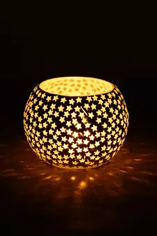 Mosiac Glass Decorative Tea Light Holder/Diya