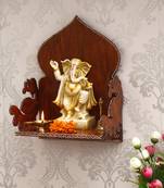 Brown MDF Pooja Temple/Mandir