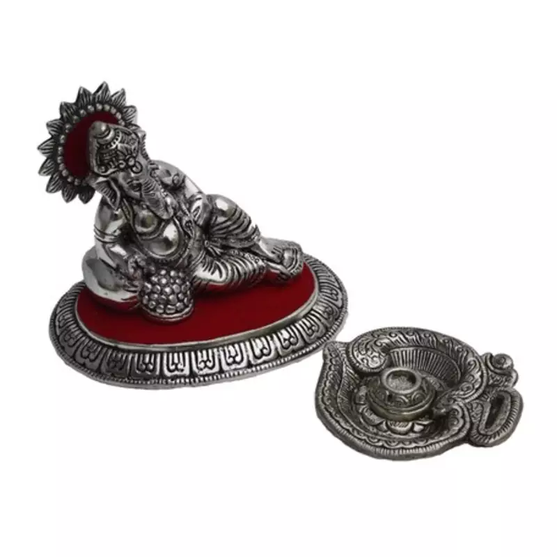 Combo of Lord Ganesha Idol and Incense Stick Holder(Agarbatti Stand)