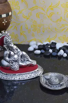 Combo of Lord Ganesha Idol and Incense Stick Holder(Agarbatti Stand)