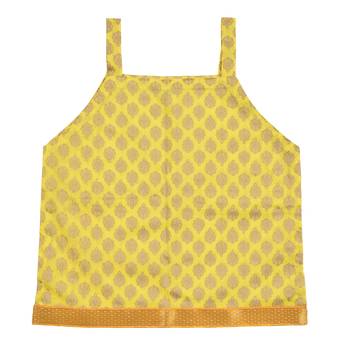 DIAMO Girls' Jaipuri Rajasthani Hand Block Print Ethnic Wear Pure Cotton Lehenga Choli(Skirt & Top) 2