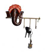 Wrought Iron Lord Ganesha Key Holder