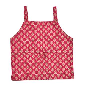 DIAMO Girls' Jaipuri Rajasthani Hand Block Print Ethnic Wear Pure Cotton Lehenga Choli(Skirt & Top) 3