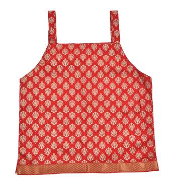 DIAMO Girls' Jaipuri Rajasthani Hand Block Print Ethnic Wear Pure Cotton Lehenga Choli(Skirt & Top) 2