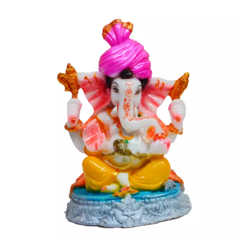 Synthetic Lord Ganesha with Turban