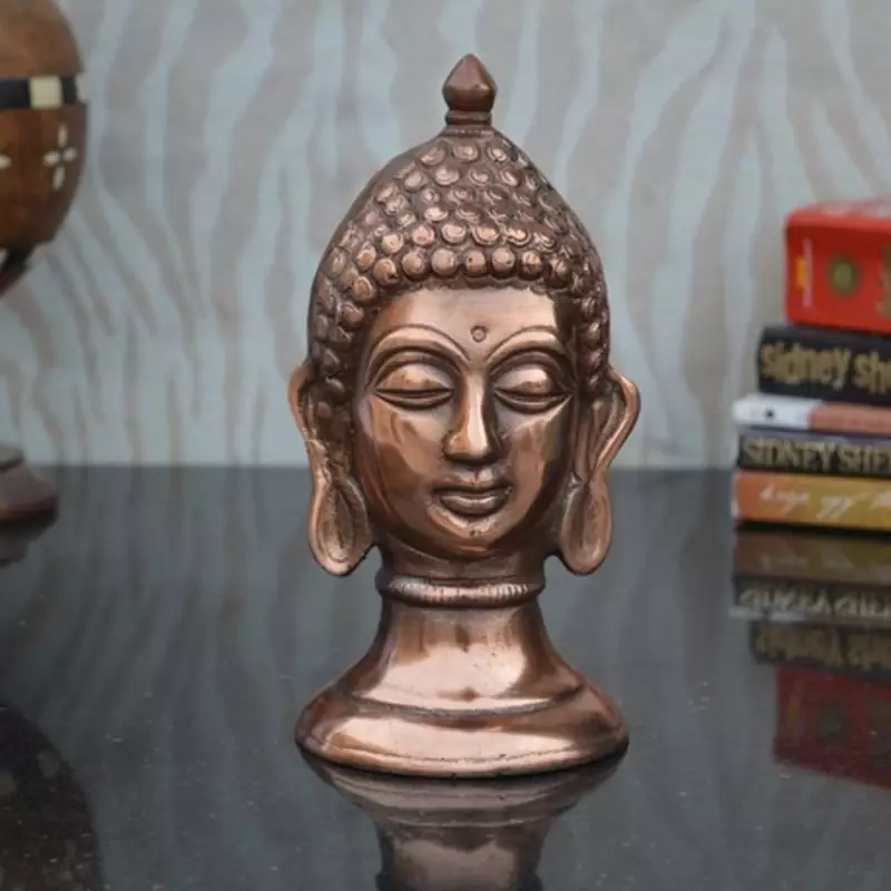 Metal Lord Buddha Showpiece