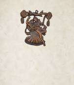 Metal Wall Hanging of Radha Krishna on Swing