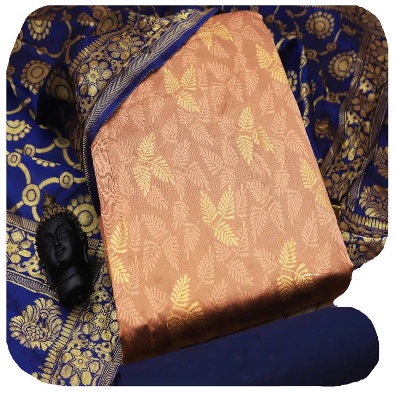Light-brown banarasi banarasi salwar