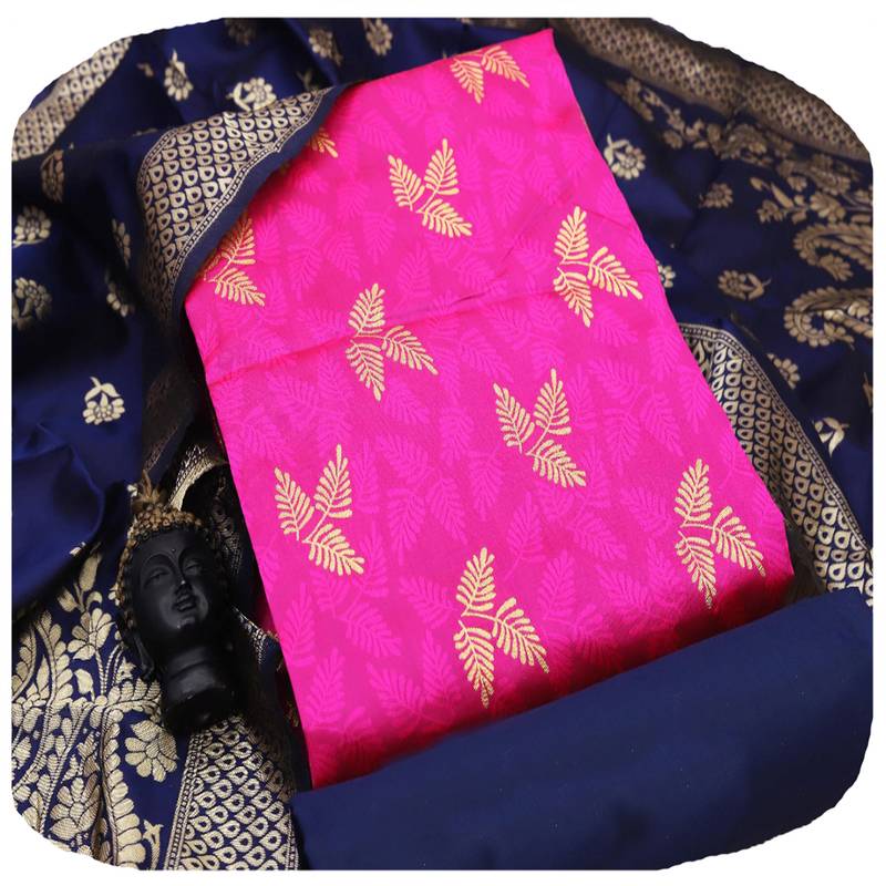 Pink banarasi banarasi salwar