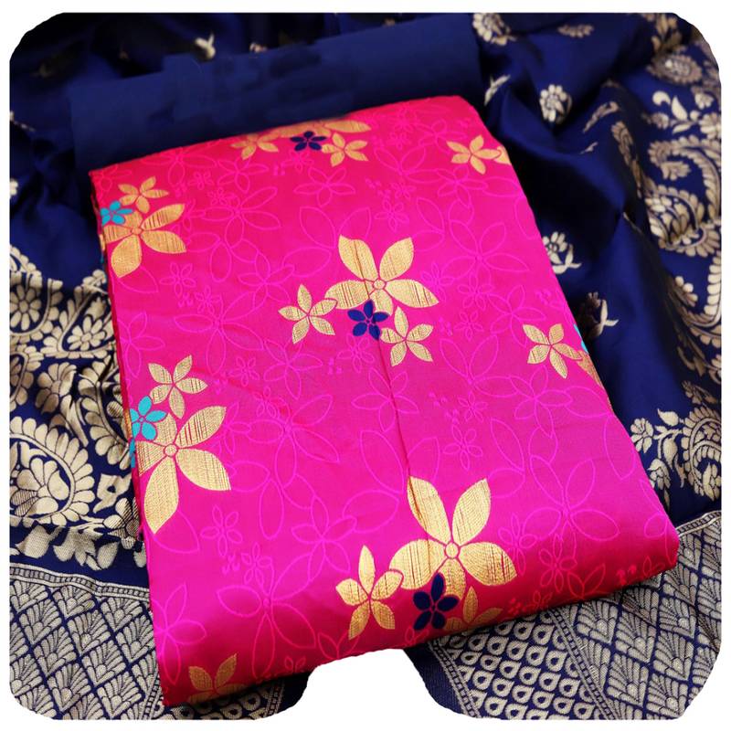 Pink banarasi banarasi salwar