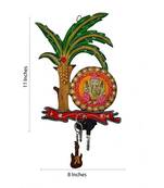 Papier-Mache Lord Ganesha under Tree Key Holder