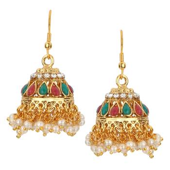 Multicolor jhumkas 1