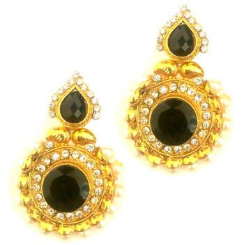 Black chandbali 1