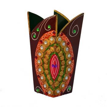 Papier-Mache Flower Vase 3