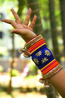 Multicolor bangles-and-bracelets 1