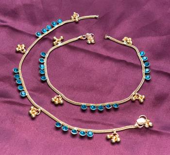 Multicolor diamond anklets 1
