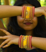 Multicolor bangles-and-bracelets