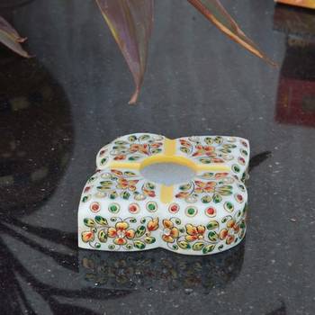 Florid Marble Ash Tray 1