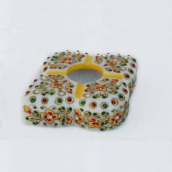 Florid Marble Ash Tray 3