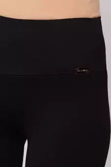 Women Black Solid  Slim Fit Tregging By Sheczzar