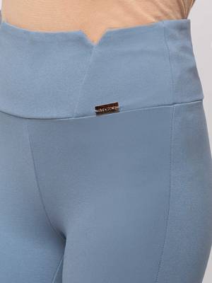 Women Ocean Solid  Slim Fit Tregging By Sheczzar 5