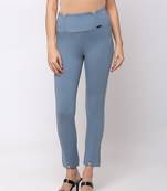 Women Ocean Solid  Slim Fit Tregging By Sheczzar