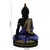 Ployresin Meditating Lord Buddha - Purple