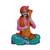 Rajasthani Musician Statue Playing Sitar