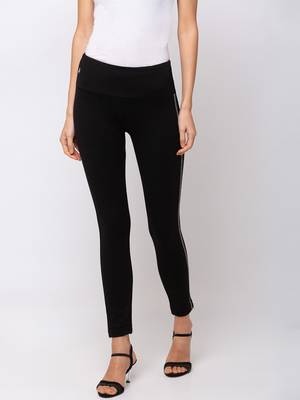 Sheczzar BLACK Color POYESTER Casual Regular Top 1