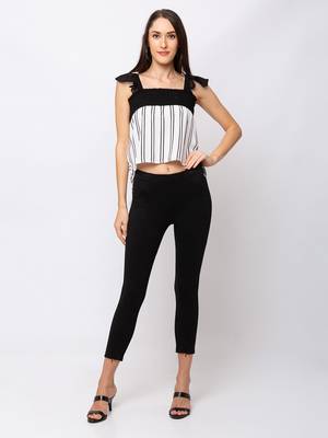 Sheczzar MAROON Color CHIFFON Party Regular Top 5