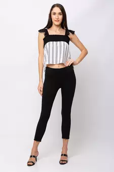 Sheczzar MAROON Color CHIFFON Party Regular Top