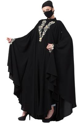 Musheco-Irani Kaftan With Chikan And Zari Embroidery Work 3