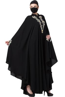 Musheco-Irani Kaftan With Chikan And Zari Embroidery Work 4