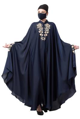 Musheco-Irani Kaftan With Chikan And Zari Embroidery Work 1