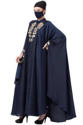 Musheco-Irani Kaftan With Chikan And Zari Embroidery Work 3