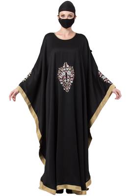 Musheco-Kaftan With Chikan Embroidery Work 2