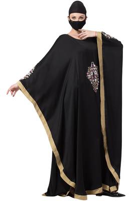 Musheco-Kaftan With Chikan Embroidery Work 4