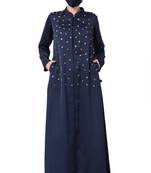 Musheco-Modest Dress With Hand Work Embellishments