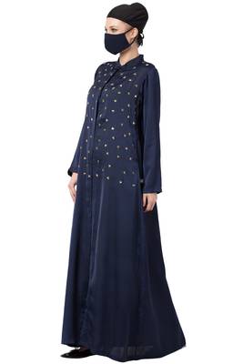 Musheco-Modest Dress With Hand Work Embellishments 3