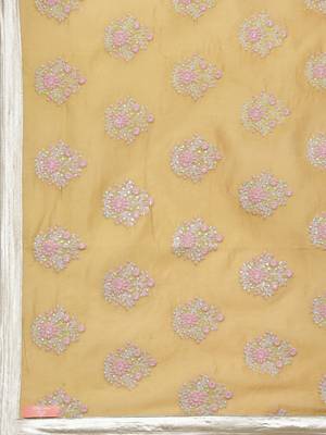Pinksky Beige woven cotton diwali-kurtis 5