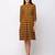 Sheczzar Mustard Color Regular fit Midi Dress