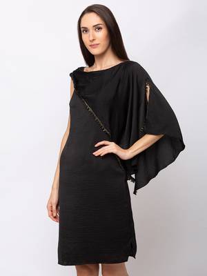 Sheczzar BLACK Color Regular fit Midi Dress 2